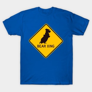 Cartoon Bear Crossing T-Shirt